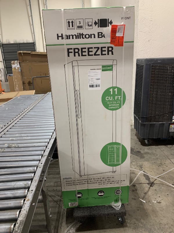 Photo 1 of Hamilton Beach HBFRF1100, 11 cu ft, Upright Freezer, White