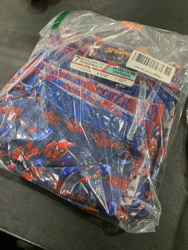 Photo 1 of Spiderman Boys Multipacks with Multiple Print Choices Available in Sizes 4, 6, 8, 10, and 12, 7-Pack Athletic Boxer Brief_Classic