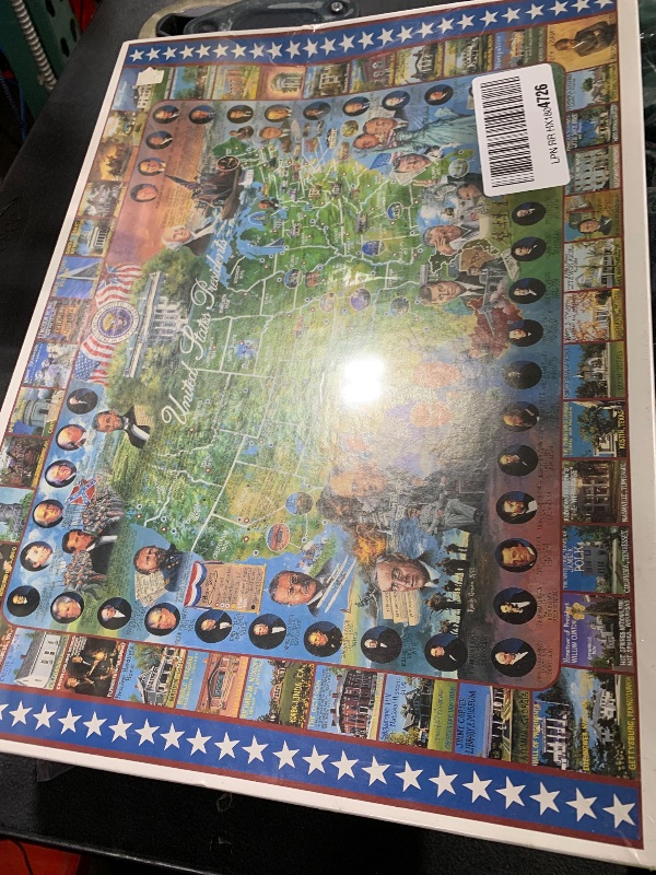 Photo 1 of White Mountain Puzzles US Presidents - 1000 Piece Jigsaw Puzzle