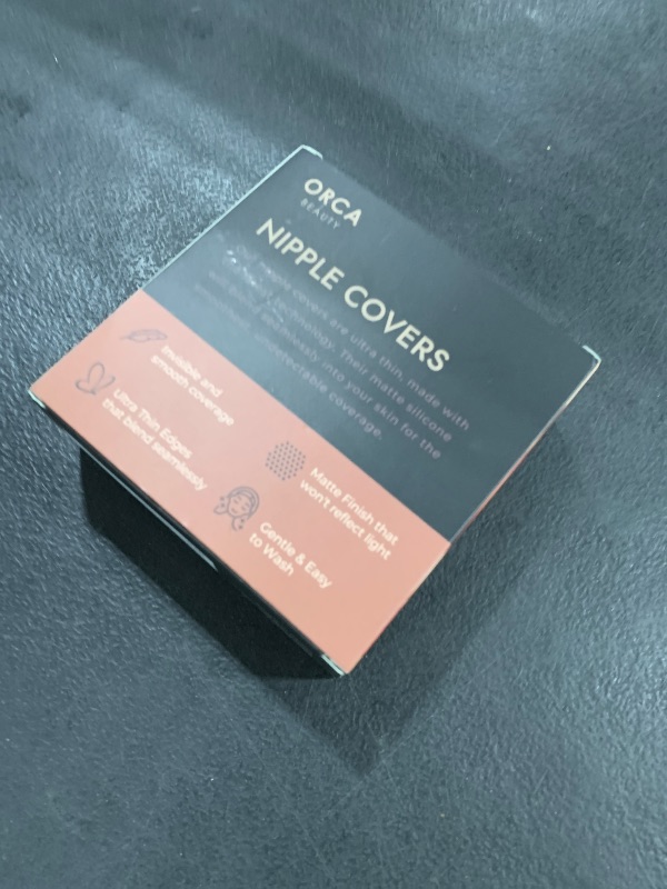 Photo 1 of Orca Beauty Nipple Cover 2 Pairs - Available in 6 Skin Tone, Adhesive Silicone Reusable Nipple Pasties Nipple Covers Stickers - Crème