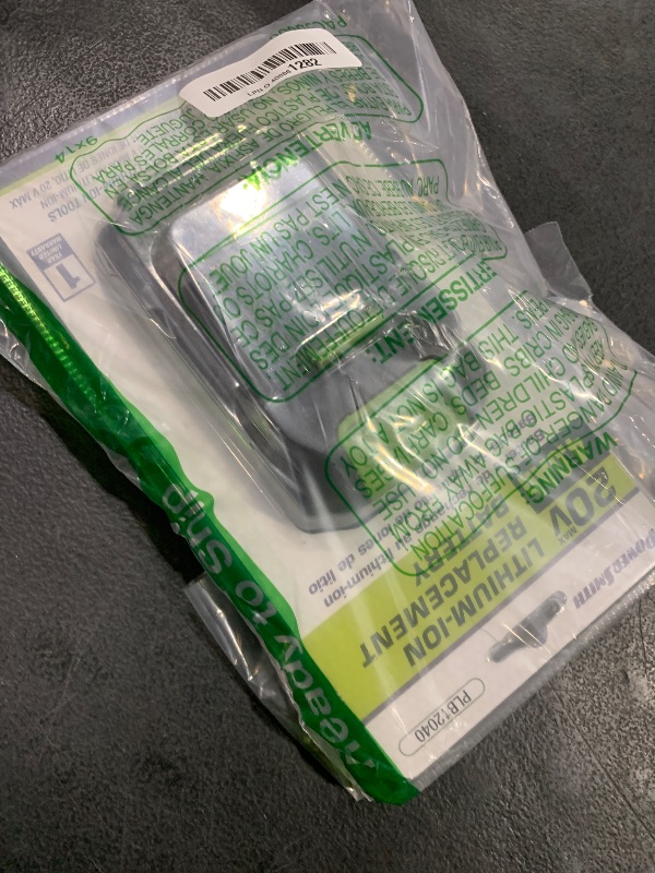 Photo 1 of POWERSMITH PLB12040 20V Max 4.0Ah Lithium-Ion Battery - Replacement Battery 20V Max Lithium-Ion Tools