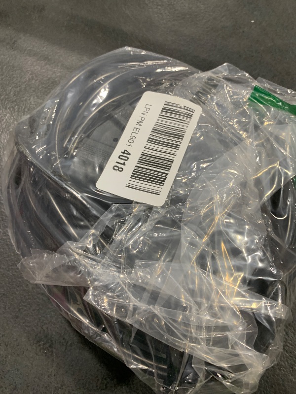 Photo 1 of 14/3 Gauge Heavy Duty Outdoor Extension Cord 30 FT, 90 Degree Angled 3 Prong Plug, 14 Gauge Power Cable with 3 Outlets, 14AWG, 15A, 125V, 1875W, ETL Listed, Black Wire, with Free Carrying Strap+Ties