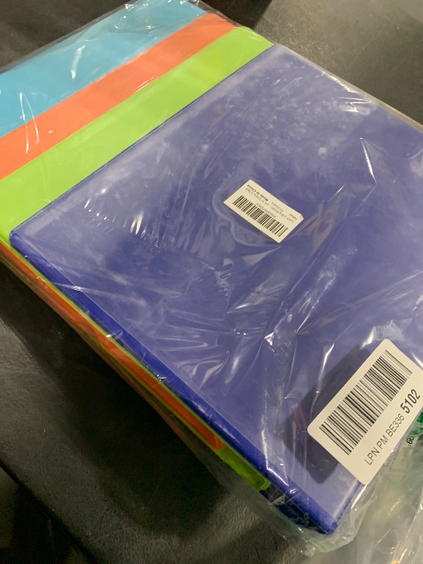 Photo 1 of 1-inch 3 Ring Binder with 2 Interior Pockets, 1'' Basic Binders Holds US Letter Size 8.5'' x 11'' Paper - Versatile Binders for Office, Home, and School Use, 6 Pack (6-Color Assorted)