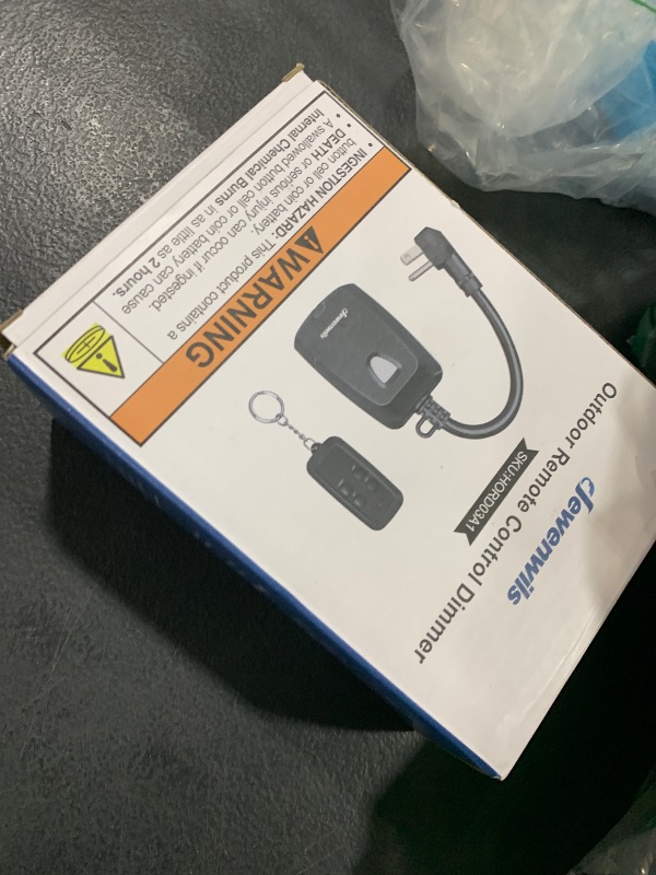 Photo 1 of DEWENWILS Outdoor Dimmer for String Lights, Remote Dimmer Switch, Weatherproof Dimmer Plug, 100FT Range, Compatible with Dimmable LED/Tungsten Bulbs, FCC Certified
