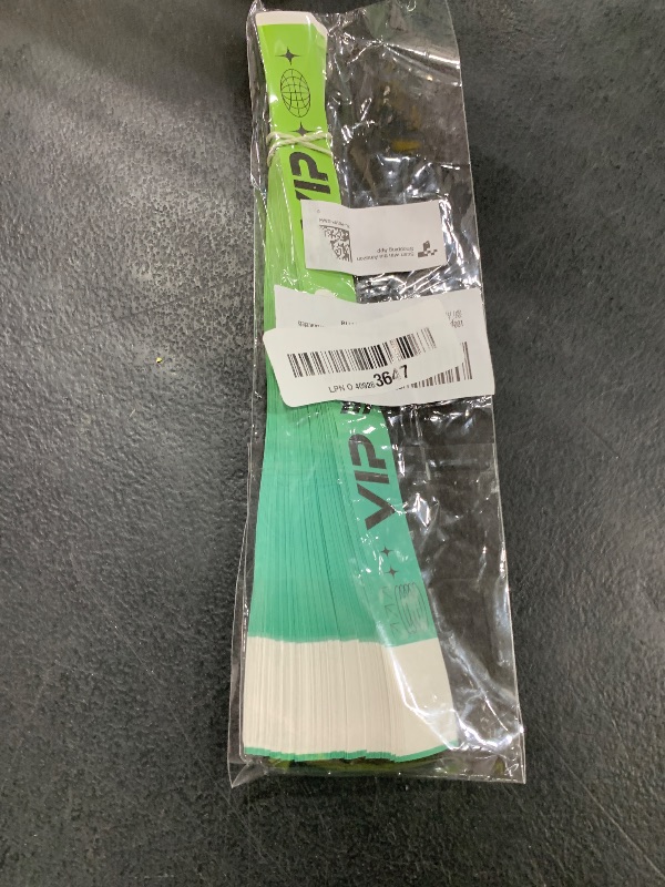 Photo 1 of 100pcs Disposable Wristbands for Event Admission: VIP Paper Wristbands for Concerts, Parties, Membership Identification Bracelets