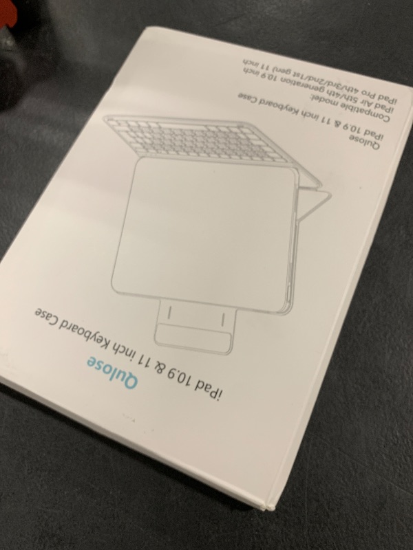 Photo 1 of Qulose Keyboard Case for iPad Air 11 inch (M3 2025/M2 2024), Magnetic Bluetooth Keyboard for 10.9" iPad Air 5th 4th and iPad Pro 11" 1st/2nd/3rd/4th, Rechargeable Folio with Adjustable Stand