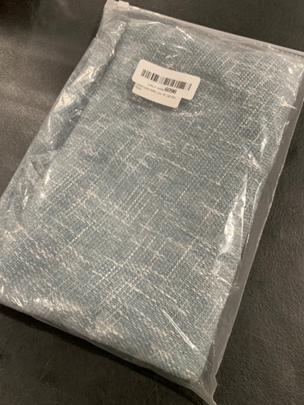 Photo 1 of Qubjus Classic Round Tablecloth Table Cloth Round Cotton Linen Farmhouse Heavy Weight Table Cover for Dining Tabletop Decoration Party, Round - 48", Light Blue