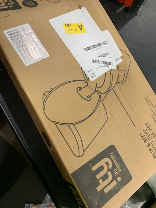 Photo 1 of Ingenuity: ity by Ingenuity Flip & Sit Potty Seat 2pk (White) – Easy to Set Up & Remove Potty Training Seat That Attaches to Adult Toilet Seat