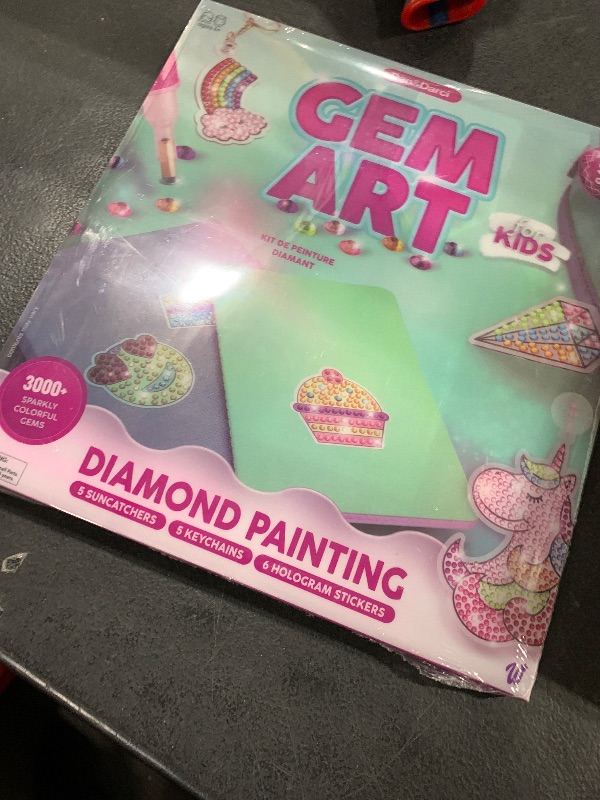 Photo 1 of Dan&Darci Diamond Art Kit for Kids - Gem Painting Arts & Crafts Kits for Ages 6-12, Gifts for 6, 7, 8, 9, 10, 11, 12 Year Old Boy & Girl - Girls Birthday Toys Gift Ideas - Craft Activities for Age 6+