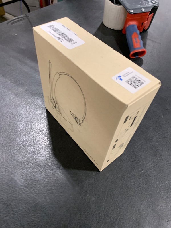 Photo 1 of Trucker Bluetooth Angteela Headset with Microphone, Wireless Cell Phone Headset with Noise Canceling Mic Charging Base Mute Function for Home Office Call Center Skype