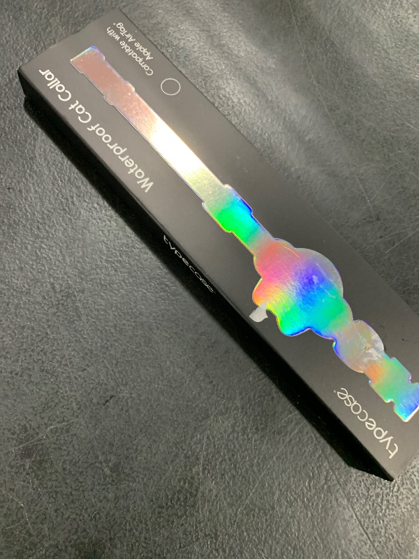 Photo 1 of Waterproof Airtag Cat Collar, Breakaway Cat Airtag Collar with Luminous & Reflective Fish Pattern, Lightweight Kitten Collars for Apple Air tag, Hidden GPS Tracker Holder for Cats, Kittens(9-13")