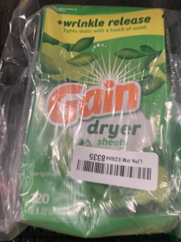 Photo 1 of Gain Original Dryer Sheets, 120 Count