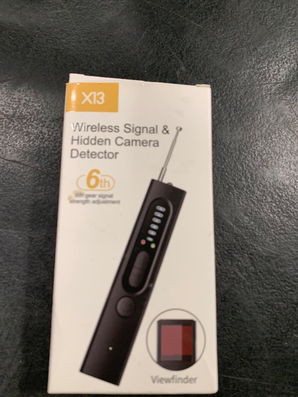 Photo 1 of Hidden Camera Detectors, Spy Camera Detectors, Signal Scanner, Hidden Device Finder for Hotels Car Office Home Travel, 5 Levels Sensitivity 4 Modes, 25H Working Time