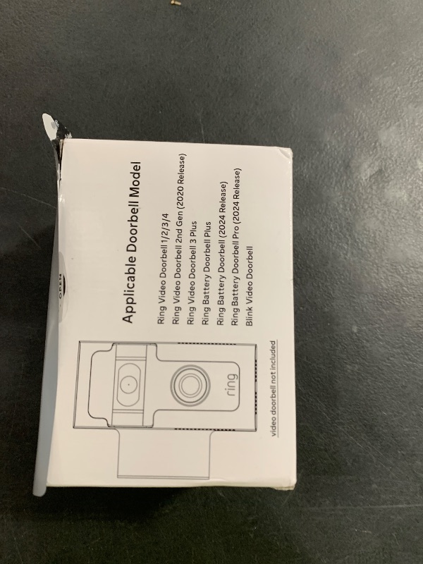 Photo 1 of Anti Theft Ring Doorbell Mount: Metal Ring Apartment Door Mount Blink Doorbell Camera Holder No Drill - Renter Friendly Ring Doorbell Mount No Damage