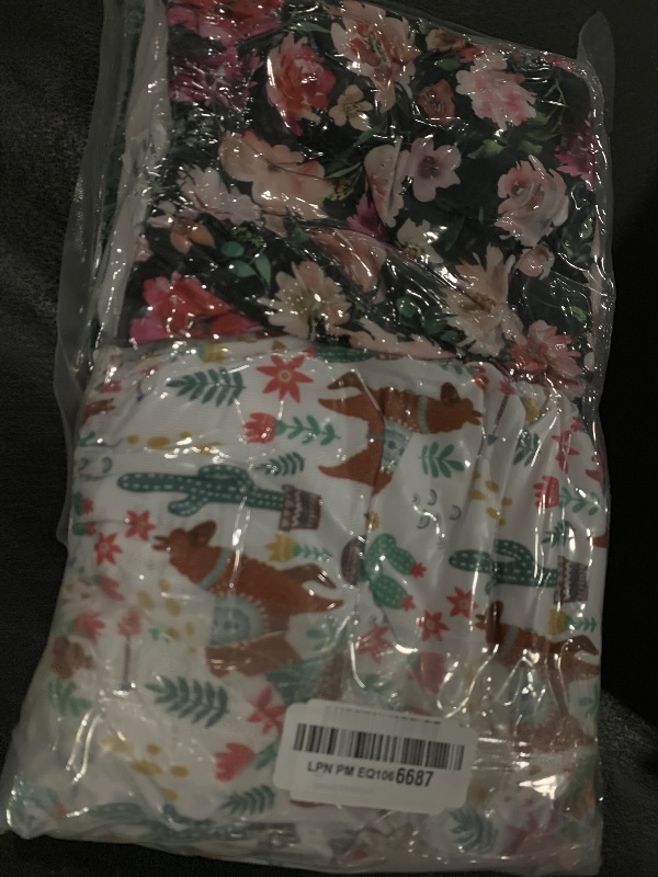 Photo 1 of wegreeco Cloth Diapers 6 Pack with 6 Inserts & 1 Wet Bag, Washable Cloth Diapers for Babies, One Size Adjustable Reusable (Flower)