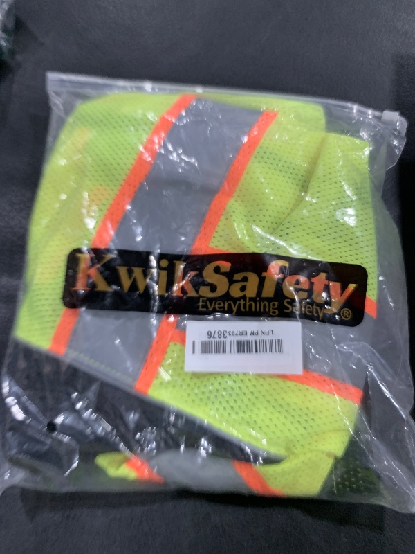 Photo 1 of KwikSafety - Charlotte, NC - DUCHESS Safety Vest for Women [10 POCKETS] Class 3 ANSI Tested OSHA Compliant High Visibility Reflective Mesh Slim Fit Construction Gear/Yellow 2XL