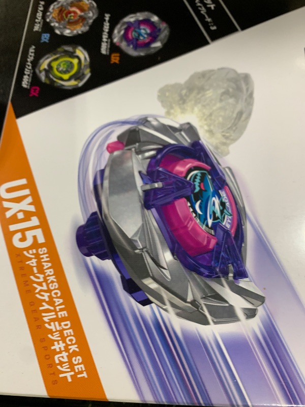 Photo 1 of Takara Tomy Beyblade X UX-15 Shark Scale Deck Set
