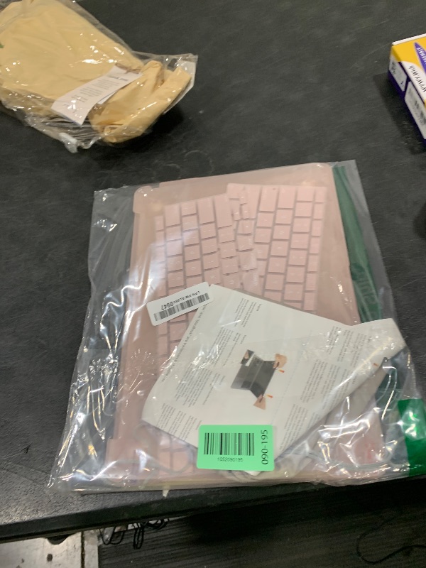 Photo 1 of MOSISO Compatible with MacBook Air 13 inch Case M1 Chip 2021-2018 Release A2337 A2179 A1932, Plastic Hard Shell&Keyboard Cover&Screen Film&Storage Bag for MacBook Air 13.3 inch Case, Chalk Pink