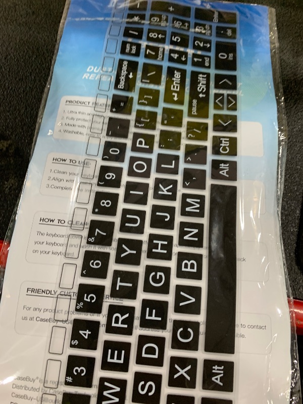 Photo 1 of CaseBuy Large Print Keyboard Cover for HP 17 Laptop 17-cn 17-cp 17z 17t 17-cn3399nr 17-cp2199nr 17t-cn3004 17-cp2099nr 17-cn0001tg 17-cn4033cl cn2083dx 17-cn0025nr cn2099nr cn3097nr 17-cp3005dx -Black