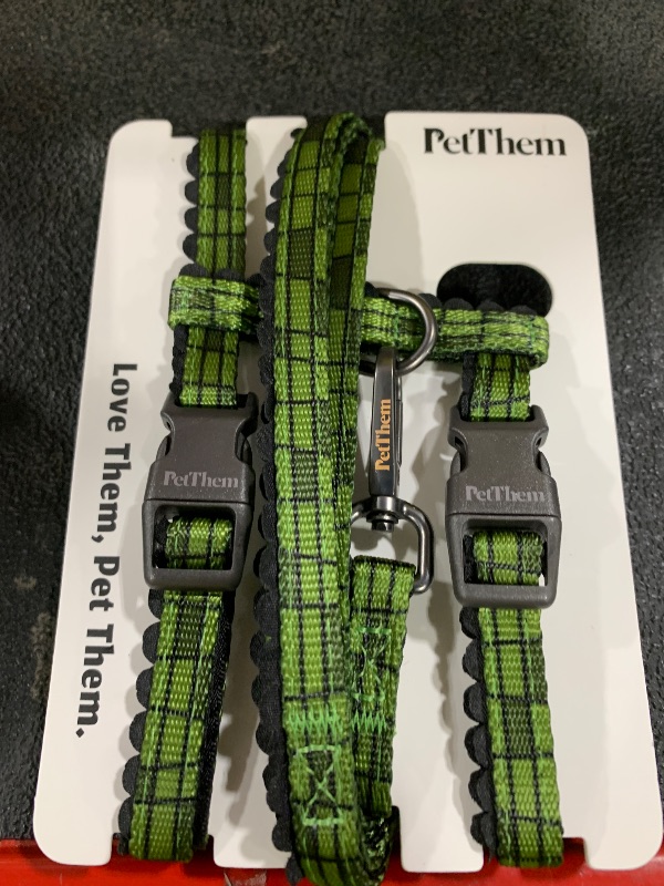 Photo 1 of Cat Harness and Leash Set - Escape Proof Adjustable Cat Harness, Comfortable Soft Lightweight, Use Safe & Easy, Walking Travel Kitten Harness for Small Medium Large Cats (Green Growling Crocodile)