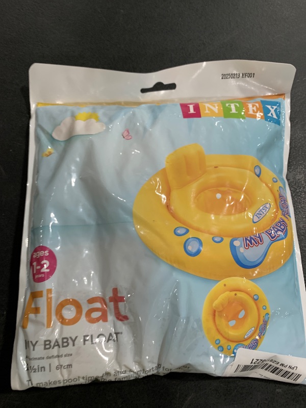 Photo 1 of Intex, 43234-2336 59574EP My Baby Float, Yellow