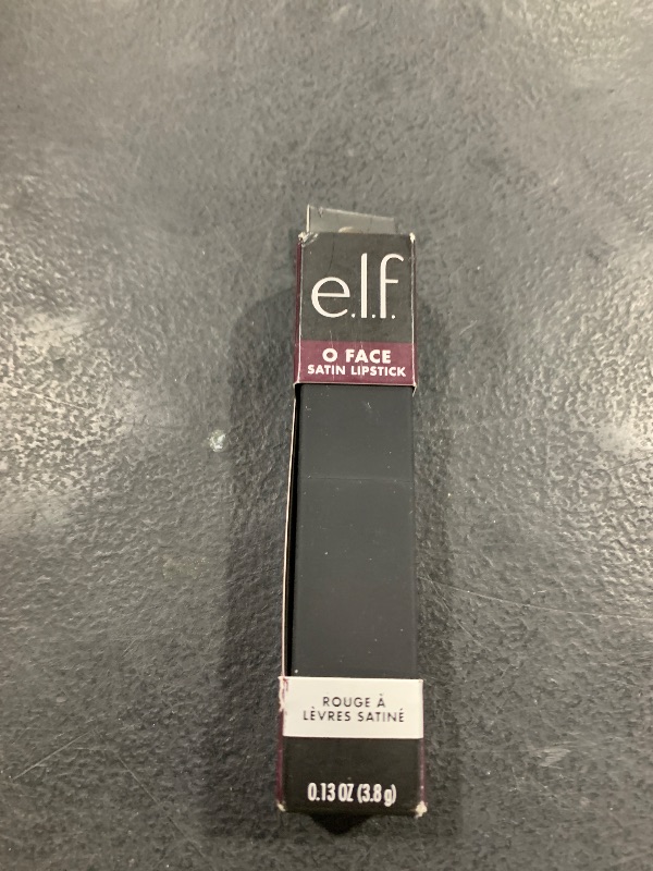 Photo 1 of e.l.f. O Face Satin Lipstick, Richly Pigmented, Nourishing & Long-Lasting Creamy Lipstick, Infused With Jojoba, Vegan & Cruelty-Free, Smolder