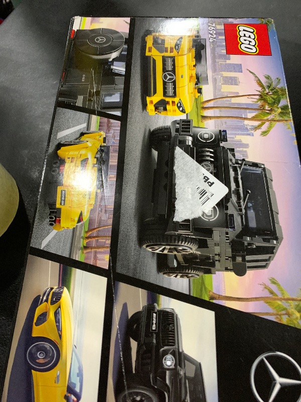 Photo 1 of LEGO Speed Champions Mercedes-AMG G 63 & Mercedes-AMG SL 63 F1 Toy Car, Formula 1 Vehicle Set for Kids, 2 Building Sets with 2 Driver Minifigures, Convertible Toy Car Gift for Boys and Girls, 76924