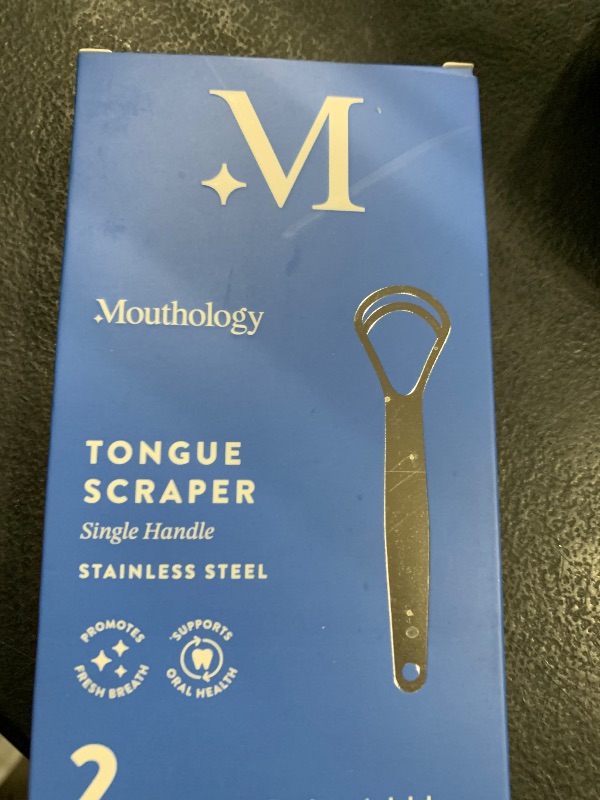 Photo 1 of Mouthology Tongue Scraper for Adults (2 Pack), Reduce Bad Breath, Metal Tongue Scraper, Tongue Cleaner, Tongue Scraper, Stainless Steel Tongue Scraper, Tongue Cleaner for Adults, Tongue Scrubber