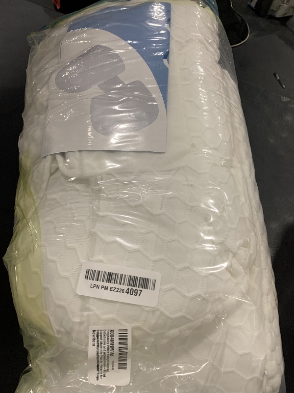 Photo 1 of Pregnancy Pillow Cooling for Sleeping, Detachable and Adjustable Double-Sided Support Maternity Pillow Skin-Friendly for Pregnant Women Back, HIPS, Legs(30°Slope Design Verified by Expectant Mothers)