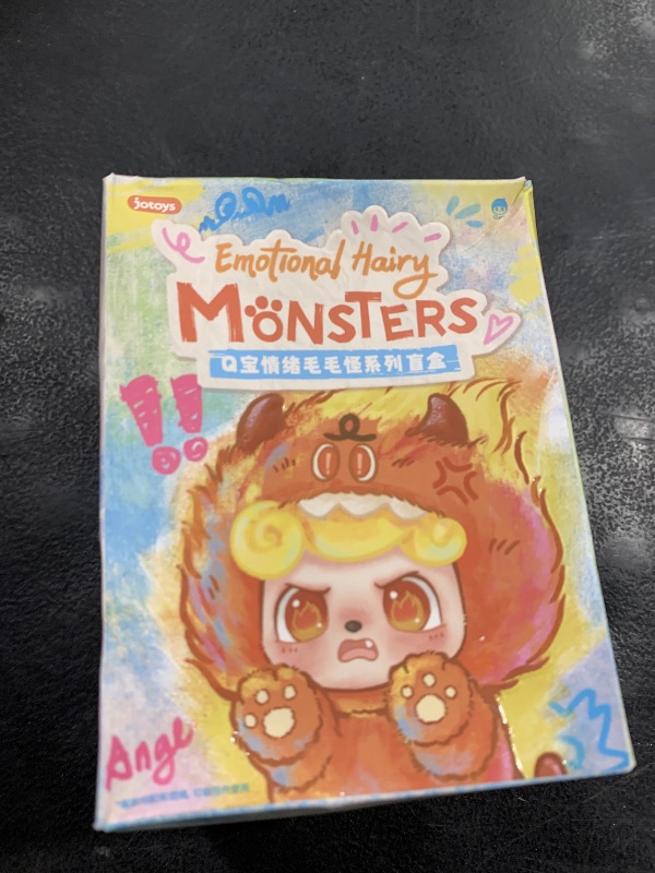 Photo 1 of SURUIMA GK Baby Three Q.Kid Plush Blind Box? Plush Figure Toys 1PC (1 of 7 Possible Styles) Emotional Hairy Monsters Collectible Keychain & Bag Charm Birthday Gifts 4.2 in