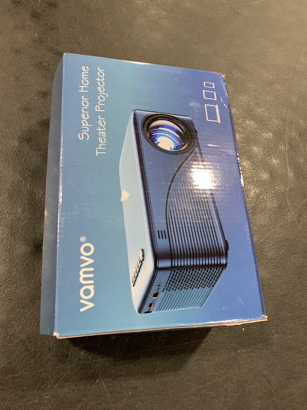 Photo 1 of vamvo Mini Projector WiFi Portable Movie Projectors, Outdoor Projector with Stylish streamlined Design, Smartphones and Tablets Can Easy Connection to Video Projectors