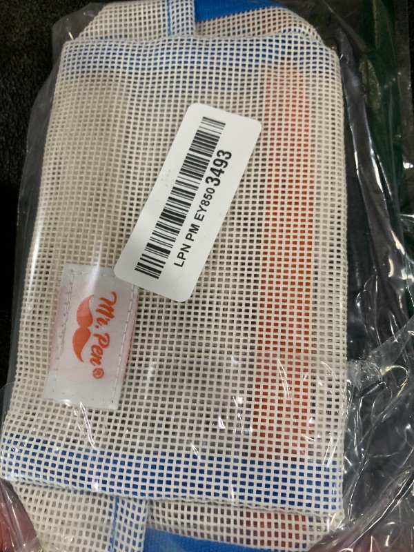 Photo 1 of Mr. Pen- Mesh Pencil Case, White, Mesh Zipper Pouch Bags with Zipper Pouches for Organization, Cosmetic Bag, Purse Pouch