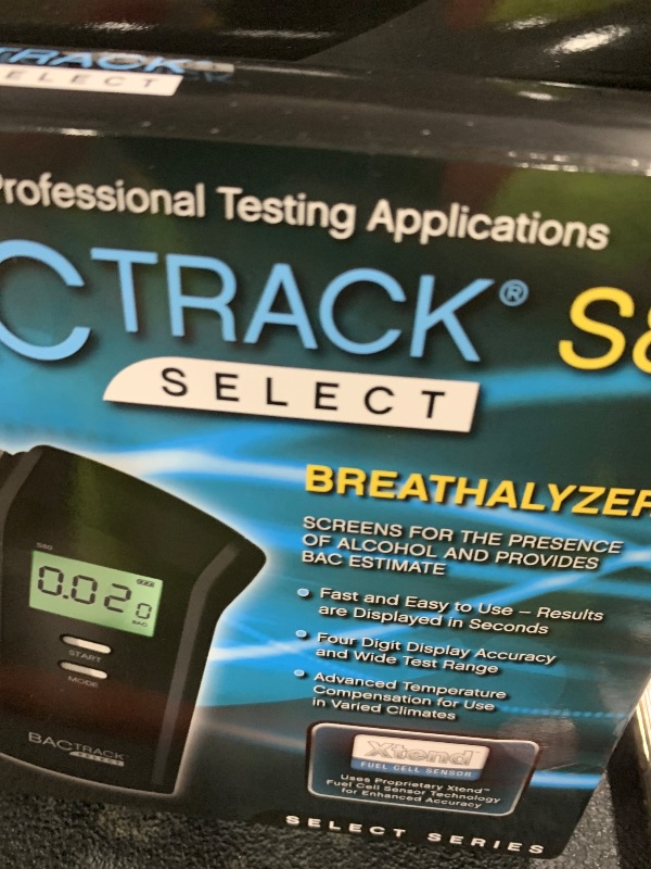 Photo 1 of BACtrack S80 Breathalyzer | Professional-Grade Accuracy | DOT & NHTSA Approved | FDA 510(k) Cleared | Portable Breath Alcohol Tester for Personal & Professional Use