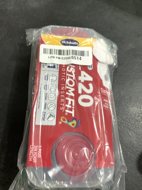 Photo 1 of Dr. Scholl’s Custom Fit Orthotics 3/4 Length Arch Support Shoe Inserts - Plantar Fasciitis Relief Insoles for Men and Women, Immediate All-Day Total Lower Body Pain Relief, FSA HSA Eligible, CF420