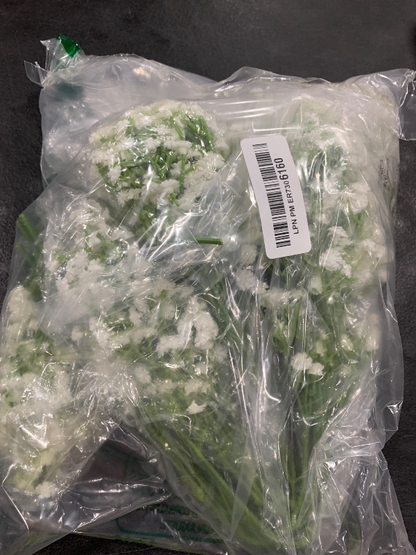 Photo 1 of 30 Pcs Babys Breath Artificial Flowers, Baby Breath Flowers Artificial Bulk, Real Touch White Fake Flowers, Faux Babies Breath Gypsophila for Wedding Home Decor Floral Arrangement