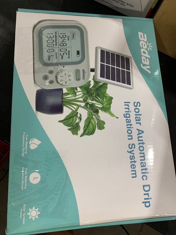 Photo 1 of Solar Automatic Drip Irrigation System Houseplant Auto Self Watering Device Waterer for 15 Potted Plants Outdoor Indoor Garden Balcony Vacation While Away