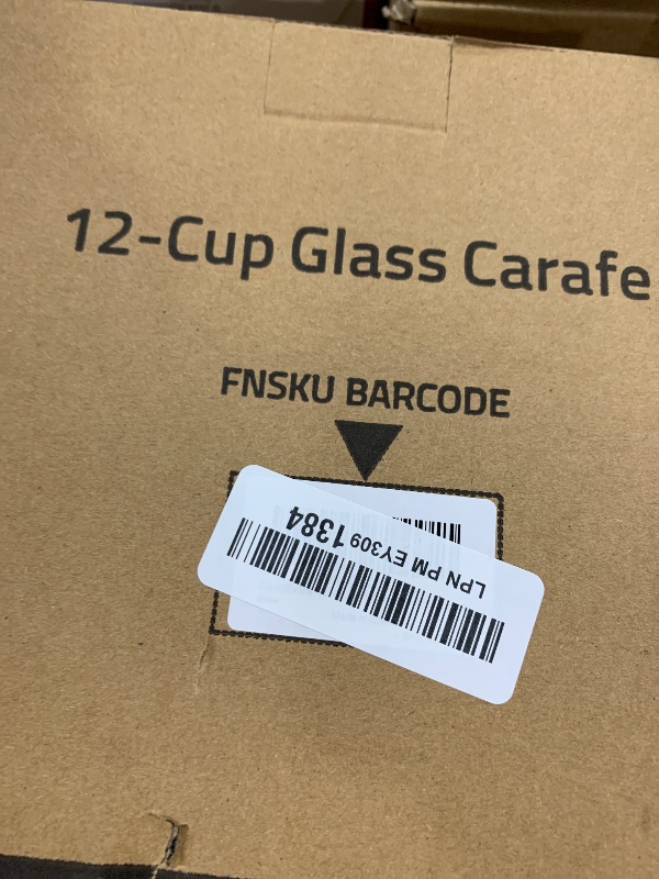 Photo 1 of 12-Cup Replacement Carafe Compatible with Black and Decker Coffee Maker Model# CM1160B, CM1160W