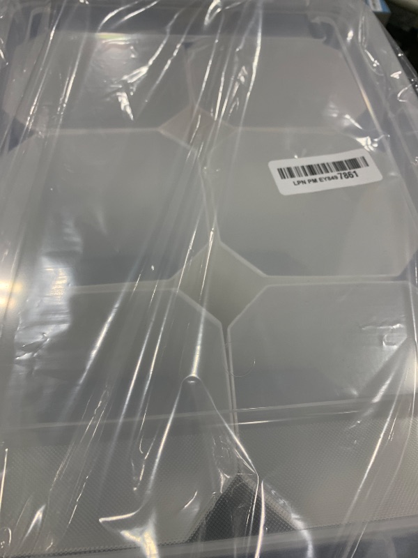 Photo 1 of Citylife 17 QT Plastic Storage Bins Clear Storage Box with Lids Multipurpose Stackable Storage Containers for Organizing Tool, Craft, Crayon