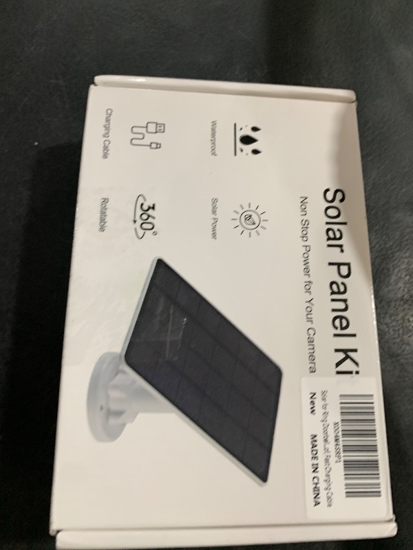 Photo 1 of Solar for Ring Doorbell, Suitable for Battery Video Doorbell Plus, Ring Video Doorbell 3/3 Plus/4, Easy Installation & 360°Adjustable Mount, Waterproof, Fast Charging Cable