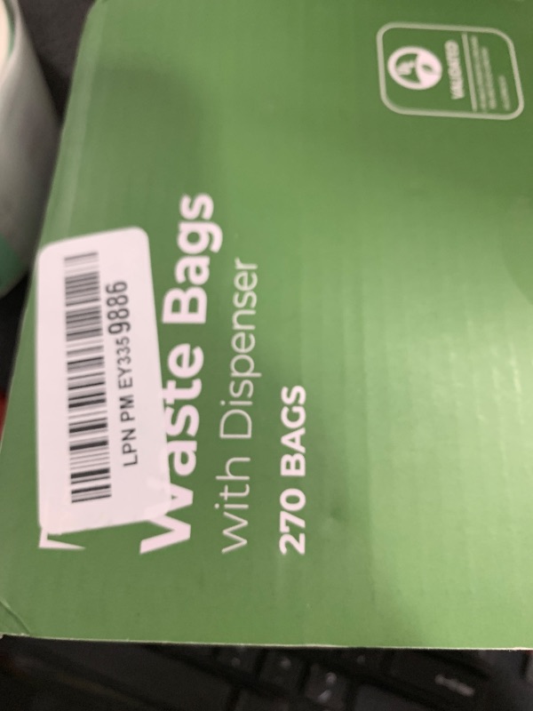 Photo 1 of Typlastics Poop Bags for Dog Waste, 270 Count, with Dispenser, Unscented, 18 Pack of 15, Lime Green, 13 Inch x 9 Inch