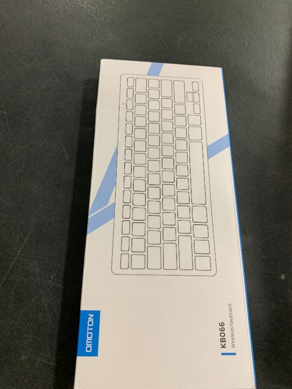 Photo 1 of OMOTON Bluetooth Keyboard for Mac, Ultra-Slim Wireless Keyboard with Stable Connection, Compatible with iMac, iMac Pro, MacBook Pro/Air, Mac mini Laptop, Black Grey