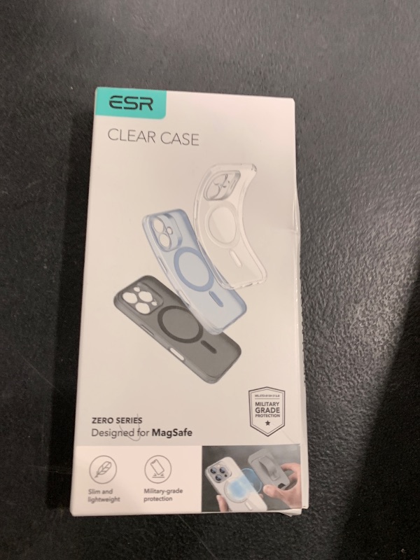 Photo 1 of ESR for iPhone 16 Pro Case Clear, Compatible with MagSafe, Magnetic Slim Phone Case for iPhone 16 Pro, Camera Protection, Shockproof Thin Cover, Resists Yellowing and Scratches, Clear