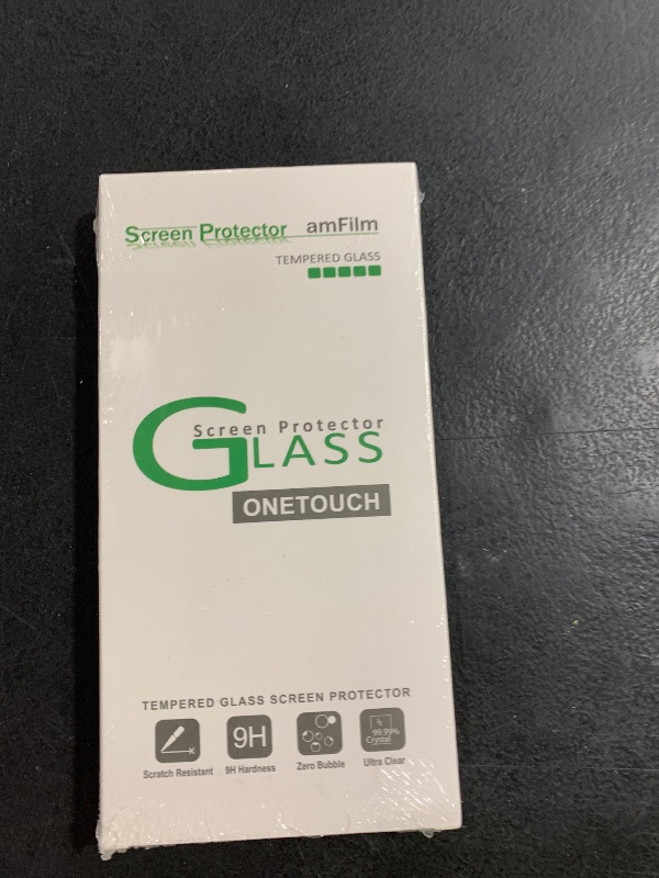Photo 1 of amFilm Auto-Alignment OneTouch for iPhone 16 [6.1''] Screen Protector + Camera Lens Protector, Tempered Glass, 30 seconds Installation, Bubble Free, Case Friendly, Anti-Scratch [2+2 Pack]