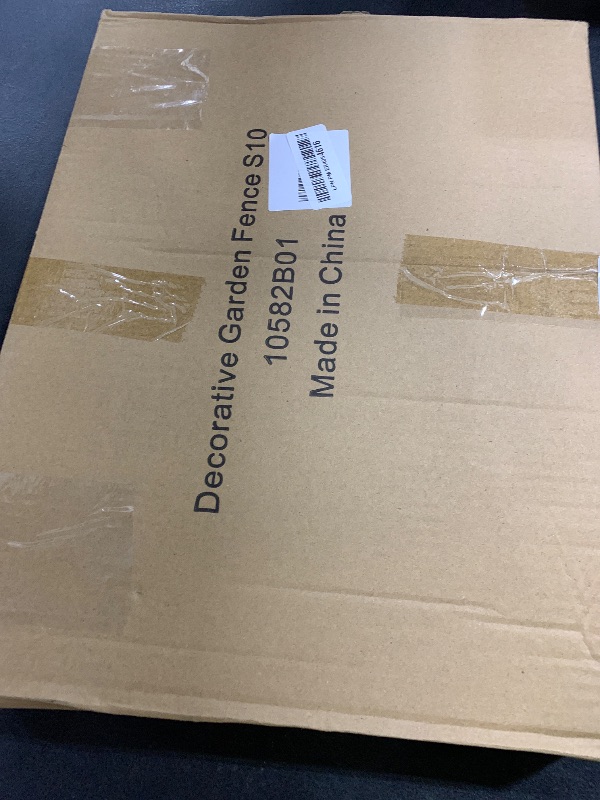 Photo 1 of 10 Pack Decorative Garden Fence Animal Barrier: 17 in(H) x 10 ft(L) Border Flower Rabbit Garden Fencing Small Arched Rustproof Metal No Dig Fence Landscape Decor for Yard