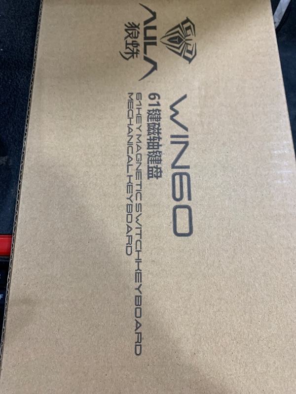 Photo 1 of AULA WIN60 HE PRO 60% Mechanical Gaming Keyboard Wired, Magnetic Switch Hot Swappable, Adjustable Actuation Rapid Trigger Mode, 8000Hz Polling Rate, RGB Small Keyboard 60 Percent Compact Design for PC