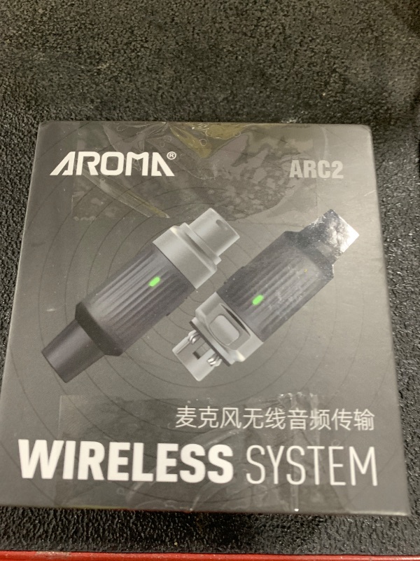 Photo 1 of Ulumac Aroma Wireless XLR Transmitter and Receiver, Professional UHF Wireless Microphone System for Stable Transmission, 7-Channel, 130ft Range, Wireless Mic Adapter for Dynamic Mics/PA/Mixer(ARC2)