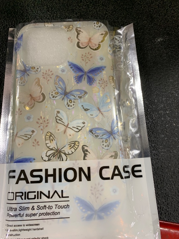 Photo 1 of J.west Design for iPhone 15 Pro Max Case 6.7 inch?Sparkly Butterfly Design Floral Print Case for Girls Women Shockproof Slim Soft Protective Phone Case Cover