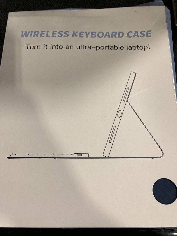 Photo 1 of Harvopu Compatible with iPad Air 11-inch/Air 5th 4th Generation Case with Keyboard - Backlit Detachable, Folio Cover with Pencil Holder for iPad Air 11 Inch M3/M2, Air 5/ Air 4 (Abyss Blue)