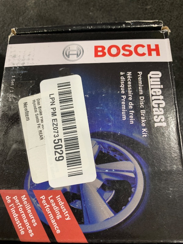 Photo 1 of BOSCH BC1297 QuietCast Premium Ceramic Disc Brake Pad Set - Compatible with Select Hyundai Santa Fe; REAR