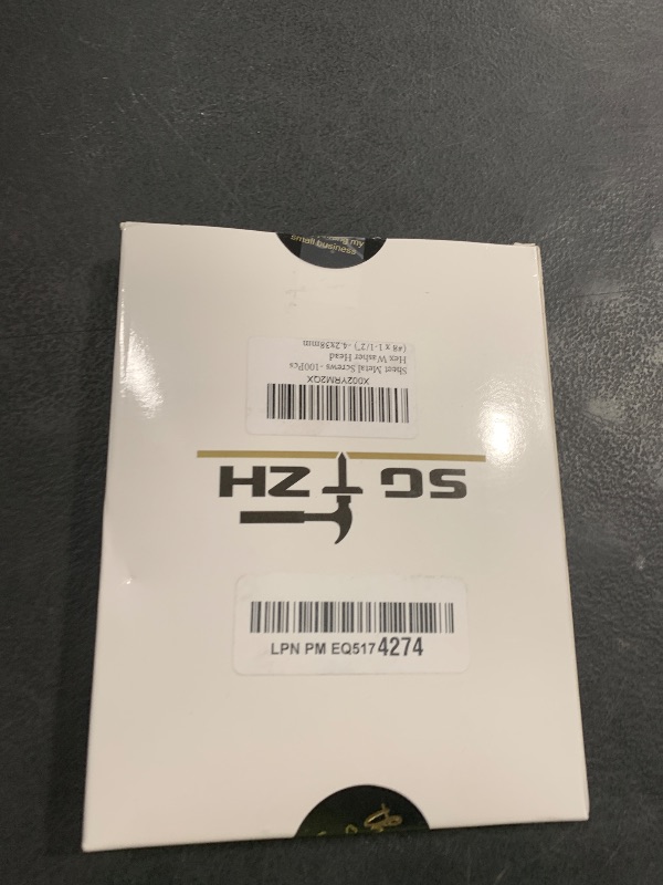 Photo 1 of #8 x 1-1/2" Sheet Metal Screws 100PCS 410 Stainless Steel Hex Washer Head Fast Self Tapping Screws by SG TZH